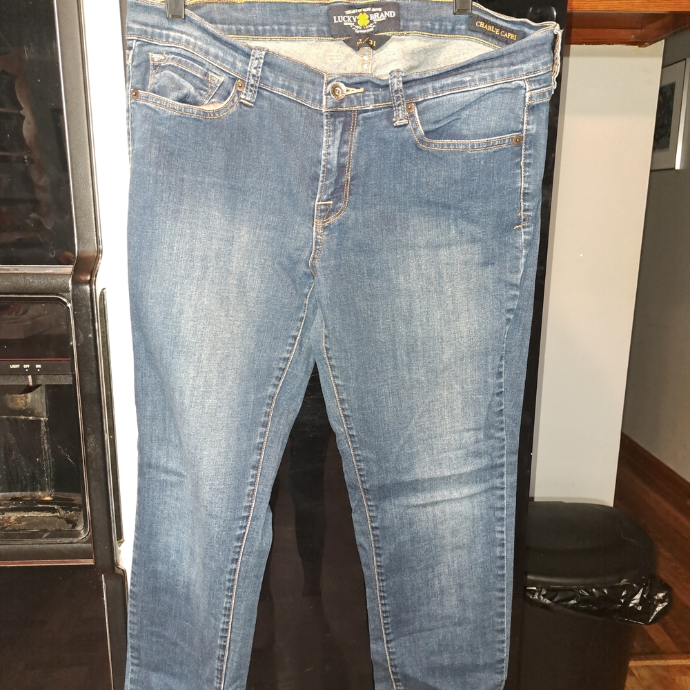 Lucky Brand Blue Denim Capri Jeans